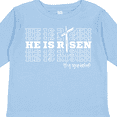 thumbnail image 4 of Inktastic He is Risen Mirror Words Boys or Girls Long Sleeve Toddler T-Shirt, 4 of 5