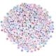 thumbnail image 2 of 1000 cuentas de letras redondas de colores del alfabeto FiveStar, corazón de melocotón, acrílico, herramienta para hacer pulseras, 2 of 14