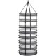 thumbnail image 1 of Foldable hanging drying net 8 layers mesh large drying rack tent plant drying diameter 60cm, 1 of 2