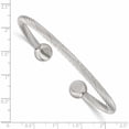 thumbnail image 4 of Stainless Steel Polished Cuff Bangle (7 X 4) Made In China -Jewelry By Sweet Pea, 4 of 7