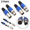 thumbnail image 3 of Línea De Sonido 2/5/10 pares XLR 3 pines hembra MIC Jack conector de Cable de micrófono de Audio, 3 of 7