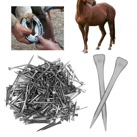 Stained Glass Supplies, Aluminum Push Pins & Horseshoe Nails for Securing Stained Glass, Foil or Lead Came. Flat Nails, Metal Art Collage