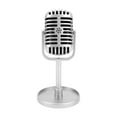 thumbnail image 2 of Karaoke Prop Mic,Classic Prop Microphone for Classic Prop Microphone Fake Microphonefor Filming True Excellence, 2 of 9
