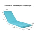 thumbnail image 4 of Resenkos Outdoor Lounge Chair Cushion Replacement,&nbsp; Patio Funiture Seat Cushion Chaise Lounge Cushion, 4 of 5
