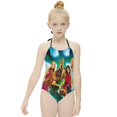 thumbnail image 3 of Poster Scooby Doo Girl's Swimsuit One-piece Summer Hawaii Beach Kid's Swimwear Bathing Suits Halterneck Beachwear, 3 of 7