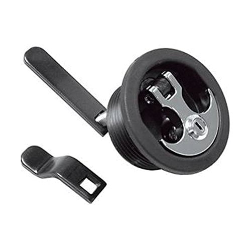 T-H Marine Serrure de Poignée d'Ancrage ALC-1-DP - Noir