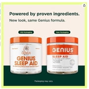 The Genius Brand Genius Energized Pre - Long-Lasting Energy Supplement for Healthy Mind, Endurance, Focus & Muscle Support - Non-GMO - Sour Peach Rings - 20 Servings