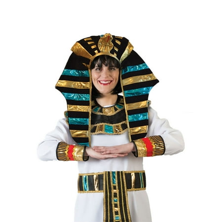 King Tut Cartouche - Pharaoh Egyptian God Headpiece Cleopatra King Tut Halloween Costume Accessory