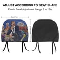thumbnail image 2 of Funny Grimsburg Car Headrest Cover Decor Vehicles Seat Pillow Cover Protector Accessories Auto Front/Rear Seats Head Rest Cover Universal Fit Most Cars Sedan SUV Van, 2 of 7
