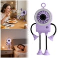 thumbnail image 1 of BotaniNest Desktop Fan Personal Desktop Fan With Strong Airflow And Rechargeable Battery Fan With Flexible And Bendable 4 Leg Structure And Silicone Suction Cup For Bedroom Home, 1 of 6