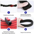 thumbnail image 4 of 1" Self-Adhesive EPDM Rubber D Shape Door Rubber Seal Strip, RV Slide Out Seal ,Heavy Duty Automotive Weather Stripping for Fill Gaps,Apply to Car,Truck,Boat and Home Application, 4 of 6