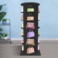 thumbnail image 4 of 6-Tier Modern Black Rotating Shoe Rack Entryway Shoe Storage Organizer Shoe Rack, 4 of 14