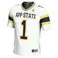 thumbnail image 2 of Men's GameDay Greats #1 White Appalachian State Mountaineers Endzone Football Jersey, 2 of 4