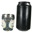 thumbnail image 7 of Ebros Full Moon Alpha Wolf 2-Ounce Shot Glass Resin With Stainless Steel Liners, 7 of 7