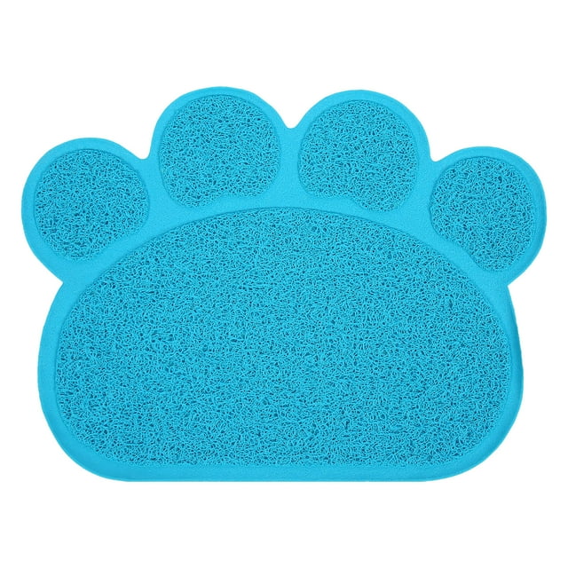 Paw Shaped Litter Box Pad,Litter Box Mat Prevent Cat Litter Box Mat Cat Litter Pad Eco-Friendly Materials
