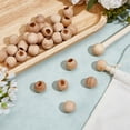 thumbnail image 4 of 30Pcs Wood Dowel Rod End Caps 0.7 Inch in Diameter Wooden Solid Crafting Beads Half Drilled 0.3 Inch Hole for Crafts Round Unfinished Natural Wood Ball for Arts and Crafts, 4 of 5