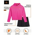 thumbnail image 3 of RBX Girls Athletic Skort and Soft Ribbed Hoodie Sweatshirt for Big Girls 2 Piece Set, 3 of 7