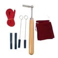 thumbnail image 1 of Juego de Afinación de Piano de 7 Piezas con Bolsa de Almacenamiento, Cinta Amortiguadora Roja de Alta Eficiencia, Accesorios para Instrumentos, Amorti, 1 of 6