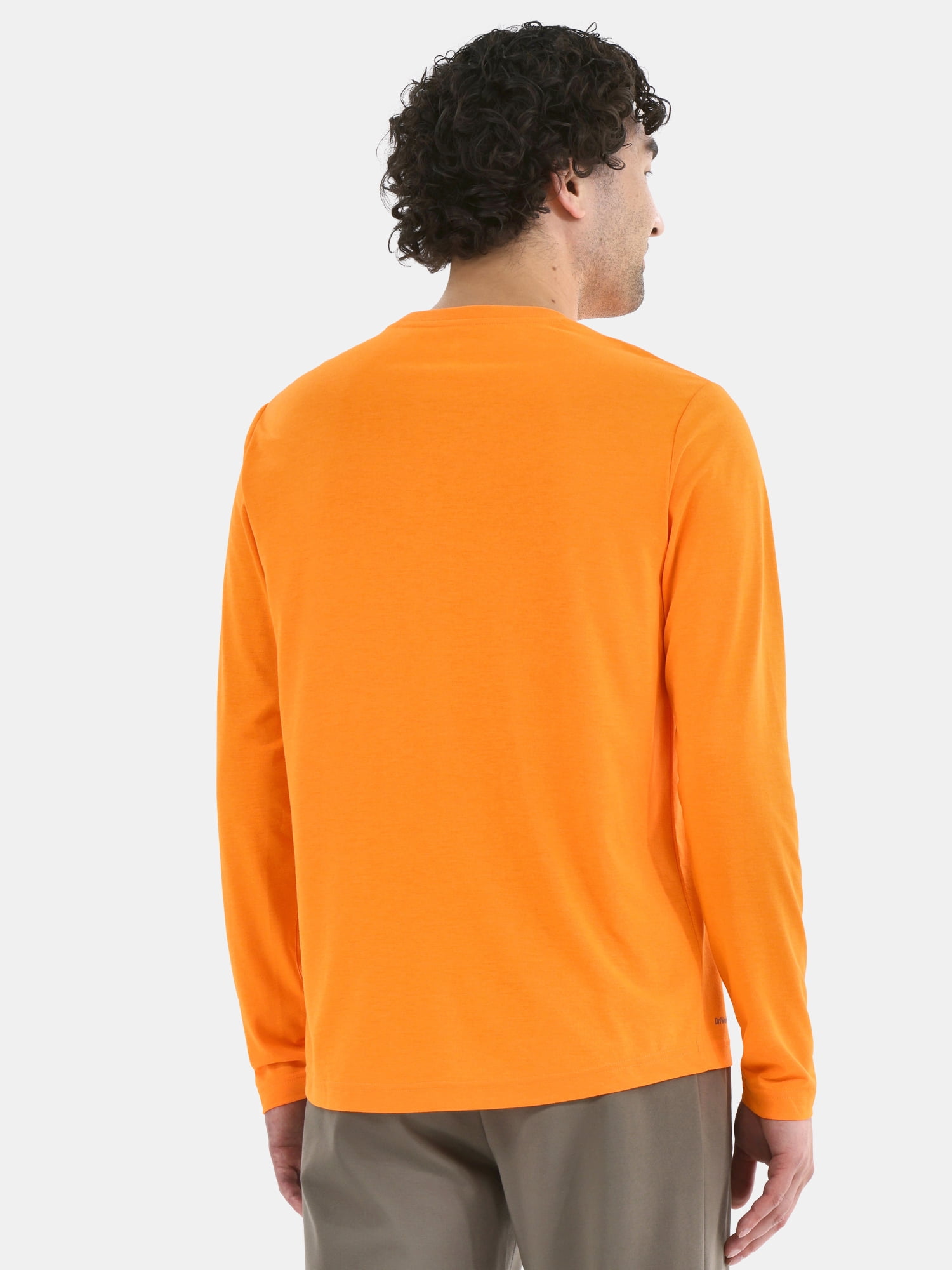Athletic Works Men's and Big Men's Tri Blend Long Sleeve Pocket Tee, Sizes XS-5XL