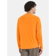 thumbnail image 3 of Athletic Works Men's and Big Men's Tri Blend Long Sleeve Pocket Tee, Sizes XS-5XL, 3 of 5