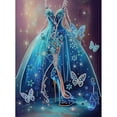 thumbnail image 1 of 5D DIY Taladro Parcial Diamante Pintura Vestido Novia Del (XD107), 1 of 9