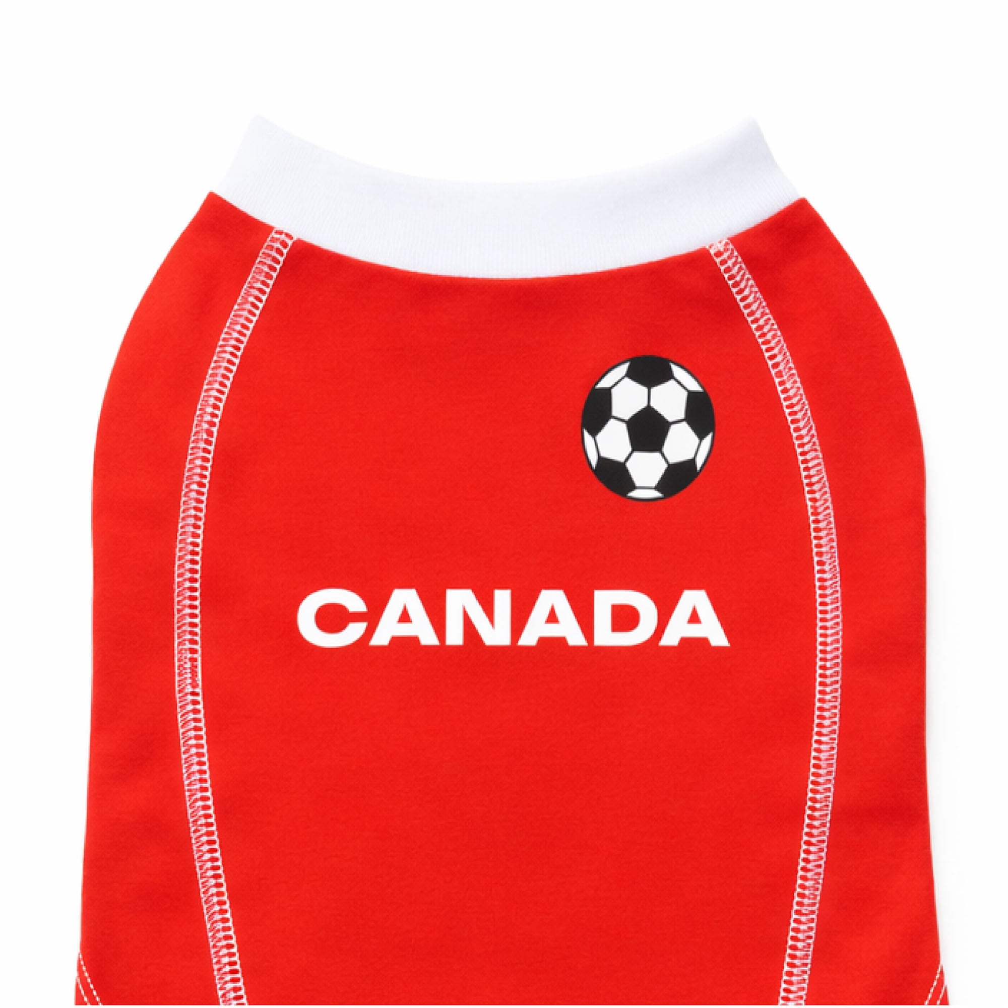 One Paw, maillot de football Canada, plusieurs équipes et tailles disponibles, bleu clair, unisexe, maillot court, pour chiens