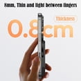 thumbnail image 6 of Magnetic Phone Tripod Stand for iPhone, Thin Pocket Cell Phone Stand with Strong Magnet, Aluminum Alloy Mini Tripod for Video Recording, Selfie, Vlog, Hands-Free Viewing, 6 of 10