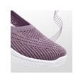 thumbnail image 3 of Gomelly Women Loafers Slip On Flats Low Top Flat Shoes Anti-Slip Pumps Party Work Casual Purple 7.5, 3 of 7