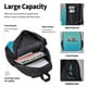 thumbnail image 4 of Easygdp Teal Turquoise Mochila para Niños y Niñas con Set de Caja de Almuerzo y Estuche para Lápices 3 en 1, Mochila Escolar Estampada para Adolescentes, 4 of 7