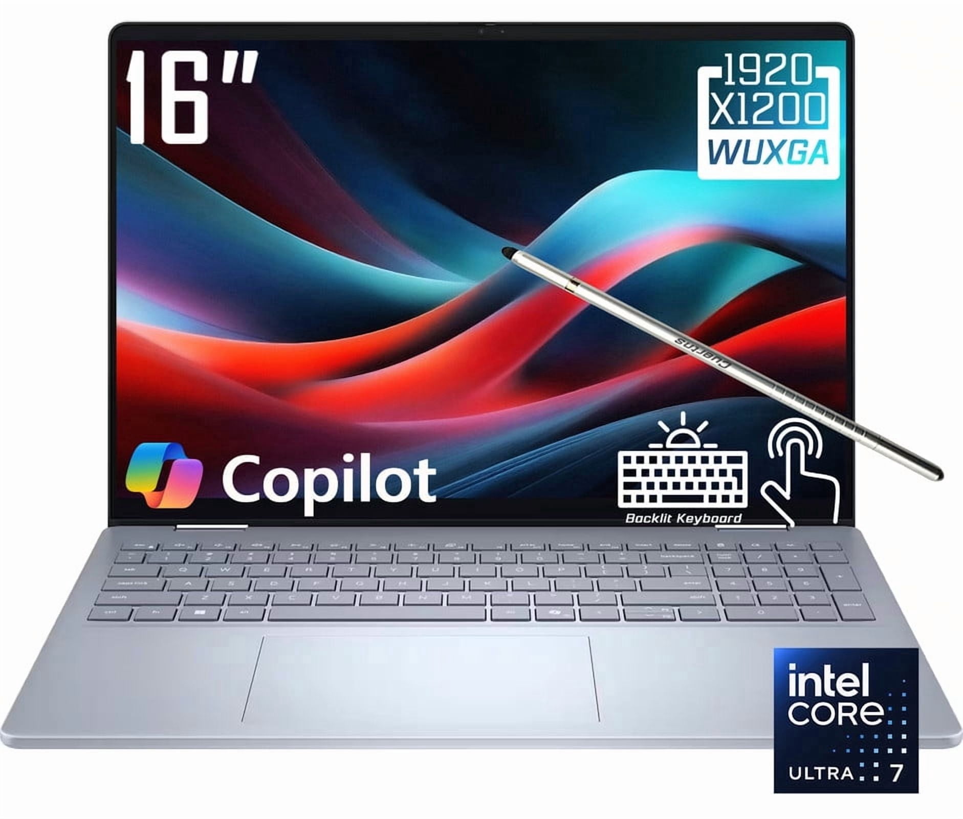 Powerful High Performance Dell Inspiron 16 5635 Laptop, AMD Ryzen