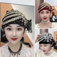 thumbnail image 1 of Turbante Skymirror para mujer, gorro con lentejuelas, bordado a juego, ligero, para cubrir el cabello, gorro para mujer, gorro de uso diario, 1 of 8