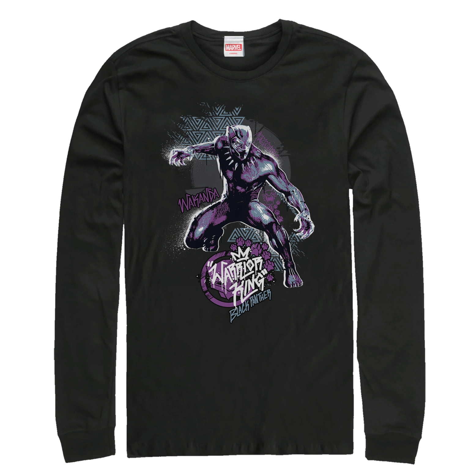 Paw Prints Mens Longsleeve Tee