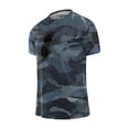 thumbnail image 5 of Men's Quick Dry Workout Shirts Short Sleeve Camo Gym Tee Moisture Wicking Cooling Running Shirts, 5 of 7