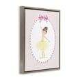 thumbnail image 2 of Stupell Industries Eclectic Dainty Dance on Stripes Brown Floating Frame Canvas Art, 17 x 21, by Christine Simpson Art, 2 of 8