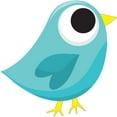 thumbnail image 2 of Ashley Productions Magnetic Whiteboard Eraser, Blue Tweet, Pack of 6, 2 of 2