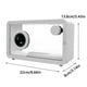 thumbnail image 4 of Pisexur Electrónica para Hombres Altavoz Bluetooth Transparente Envolvente Sistema de Sonido de Pantalla Completa Deslumbrante Electrónica para Niños, Organizador de Electrónica, 4 of 9