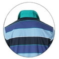 thumbnail image 3 of Gioberti Mens Wide Striped Polo Shirt - Contrasting Collar Short Sleeve Yarn Dye, 3 of 5