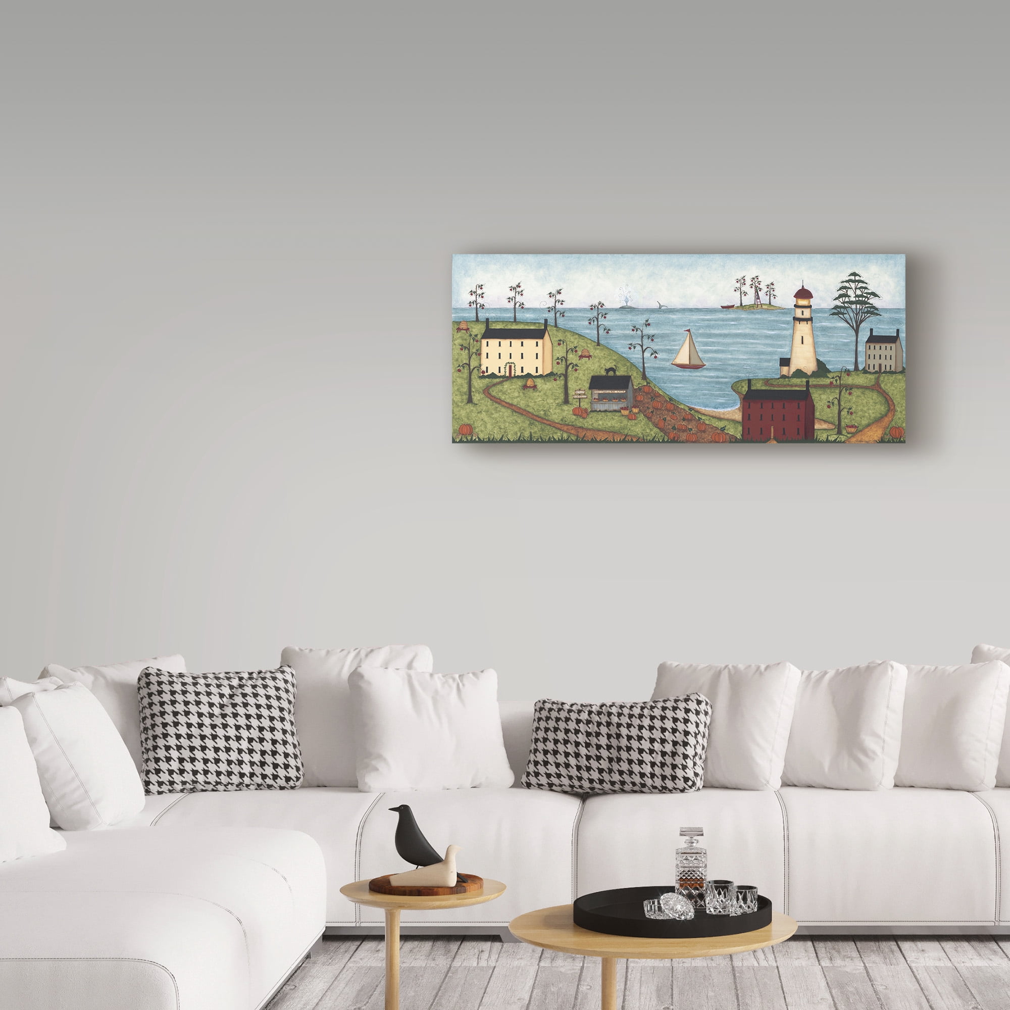 Trademark Fine Art 'Little Lighthouse' Canvas Art by Robin Betterley