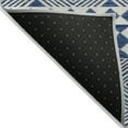 thumbnail image 3 of Addison Rugs Chantille Indoor/Outdoor Transitional Diamonds Navy Washable Rectangle Rug, 1'8" x 2'6", 3 of 6