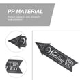 thumbnail image 4 of 1 Set Wedding Signs Printing Wedding Directional Road Signs with Stand Rods, 4 of 9