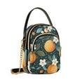 thumbnail image 7 of FORMRS Crossbody Bag for Women Quilted Travel Shoulder Cell Phone Purse with Chain Strap Handbag, Green Oranges, 7 of 7