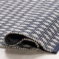 thumbnail image 5 of Home Conservatory Dainty Diamond Handwoven Cotton Area Rug, 5' x 8',  Grey, 5 of 8