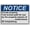Warning Sign 5, variant on Weatherproof Horizontal ANSI Enter Sign (Trailer entrance) 8 in" x 12 in" UV Resistant Indoor Outdoor Workplace Insdustrial Caution Danger Warning SIgn