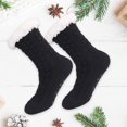 thumbnail image 4 of Calcetines térmicos largos y esponjosos para mujer calcetines de cama antideslizantes gruesos y esponjosos cálidos calcetines de invierno, 4 of 6
