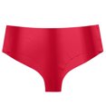 thumbnail image 2 of 50% Off Clear! Womens Low Waisted Sexy Seamless Plus Size Underwear Solid Color Red M, 2 of 5