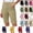 X-Khaki, variant on Women Shorts Solid Stretch Pull On Regular Summer Casual High Waist Yoga Half Shorts Pants