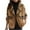 Khaki, variant on Quinlirra Jackets for Women Trendy Women's Long Sleeved Knitted Cardigan Knitted Jacket XL Green