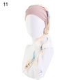thumbnail image 1 of Women Headwear Turbans Silky Head Scarf with Wide Band Printed Sleeping Hat Bonnet Hair Cover, 1 of 8