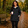 thumbnail image 6 of URBAN REPUBLIC Womens Rain Jacket Lightweight Insulated Water Resistant Windbreaker for Women, 6 of 7