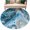 Blue/Gold, variant on Round Area Rugs Collection 3 Ft, Blue Gold Marble Non-Slip Residential Carpet, Modern Abstract Geometric Gradient Indoor Crawling Mats Doormat Runner Rugs Play Mat for Bedroom